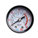 0-180PSI 0-12Bar Air Compressor Pneumatic Hydraulic Fluid Pressure Gauge New