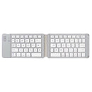 Sized Mini Foldable Bluetooth Keyboard for Tablet Smartphone (Gray)