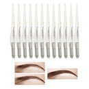 12x Microblading Pen Eyeliner Manual Tattoo Pen Body Art Machine Makeup Tool