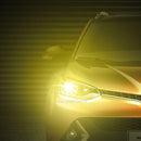 2 X High Power Led Lights 100W H8 H11 Yellow Fog Light 2828 20LED Headlight Lamp