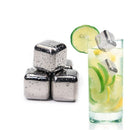 Stainless Steel Ice Cubes Reusable Chilling Stones For Whiskey Wine Keep Yo