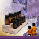 2 Tiers Essential Oil Wooden Storage Case Box - Holds 11 Regular and Roller