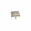 100pcs Claw Studs Rivets Punk Rock Studs square pyramid golden