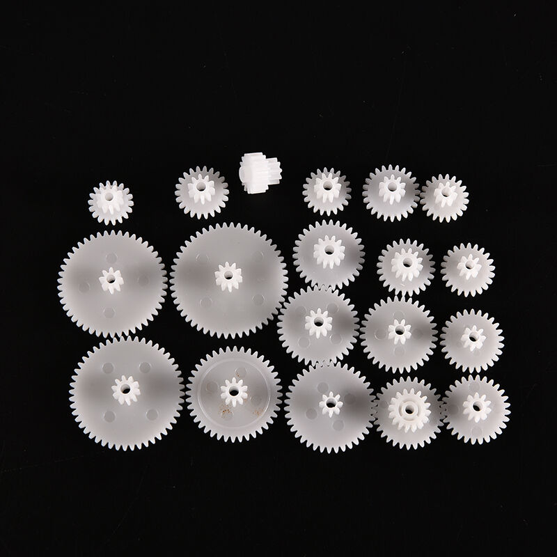 Different sizes 19X Plastic Gears NP.5 For Robotics Models Shaft Part DIY Car Gw