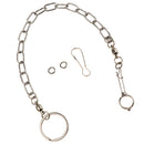 2 Pcs Pet Bird Leash Parrot Foot Chain Stainless