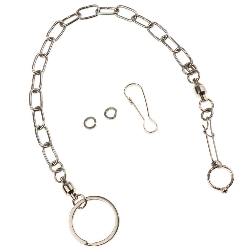 2 Pcs Pet Bird Leash Parrot Foot Chain Stainless