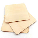 20pcs Blank Wood Plaque Unfinished Wooden Cutout Shapes Crafts Card Making 9x9cm