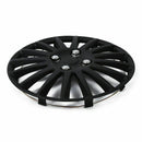 1 pcs 15 inch Car Wheel Trim Hub Cap Plastic Cover Universal Matte Black