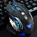 S20 Ergonomic Wired Gaming Mouse 6 Buttons 2400DPI LED USB Computer Mouse Mice