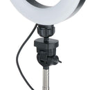 6" Selfie  Light With Extendable Tripod Stand & Flexible Phone Holder For Live