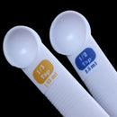 White Measuring Spoon Tea Scoop Teaspoon Baking Cooking Kitchen Tool 6PC
