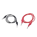2Pieces Test Lead Banana Plug Male Stackable to Banana Plug 39inch