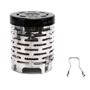 Stainless Steel Portable Mini Camping Warmer Heater Cap Outdoor Gas Stove  â„–[
