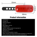 Bicycle Rear Light, IPX6 Waterproof LED Bike Tail Lights, 5 Lighting Modes,