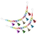 2 Pieces Plastic Rack Playground Ladder For Parrot Macaws