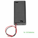 Useful 2x 3V AA Battery Holder Connector Storage Case Box ON/OFF W/ Lead Q0I3