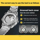 Pro Accessories Watch Back Case Cover Opener Remover Holder Repair Tool Kit