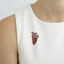 Anatomical Heart Enamel Pins Shirt Lapel Badges Creative Brooches (Style 2) A