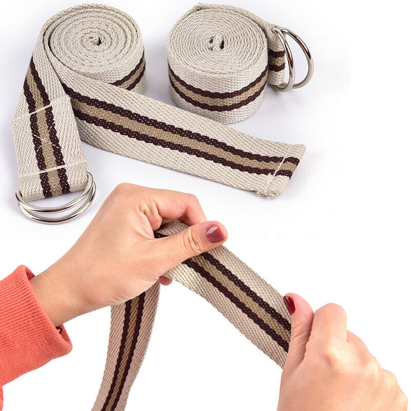 1pc Yoga Stretch Strap Belt Fitness Gym Rope Resistance Fitness Bands Yoga Be_