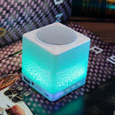 Square LED Mini Wireless Bluetooth Speaker TF Portable Speaker Music Hands-
