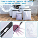 Laundry nets, 8 pcs. Laundry bag Premium laundry bag Set with zipper Cookin