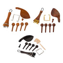 15Pcs/Set Ebony Violin Musical Instrument Parts Chinrest Pins