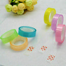6x DIY Strong Parcel Packing Tape Assorted Color Packaging Clear 12mmx12m S N8O7