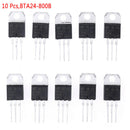 10 Pcs BTA24-800B BTA24 TRIAC 24A/800V TO-220 Bs JC,a