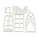 DIY Windows Shaped Cutting Die Carbon Steel Stencil Cutting Dies X0L0