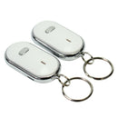 2x LED Anti-Lost Key Finder Locator Portable Alarm Keychain Sound Control XKG