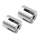 2 Pack 316 Stainless Steel 90 Degree Cross Clip 3mm Wire Rope Fitting Hardware -