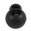 100 Piece Cord Stopper DIY Black Plastic Connector Cord Lock Stopper Switch