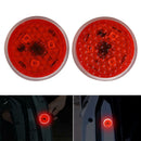 3LED Car Opening Door Safety Warning Flash Lamp Anti-collision Light (Red) A