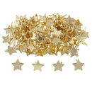 100 Pieces Star Head Metal Brads Paper Fasteners Scrapbooking Embellishment for