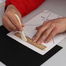 2Pcs Bone Folder Craft Tools Leather Scoring Folding Creasing Paper Accessory FT