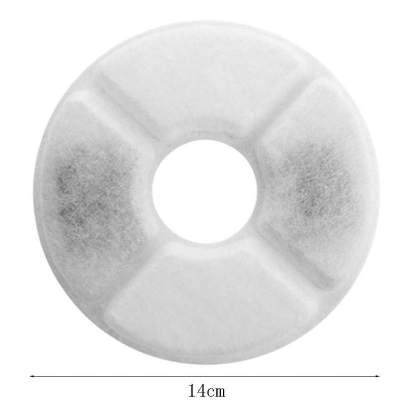 4pcs Pet Fountain Automatic Water Dispenser Activated Carbon Filters Pads