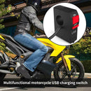 Motorcycle Handle Switch Headlight Controller Outdoor Flameout With USB Charger