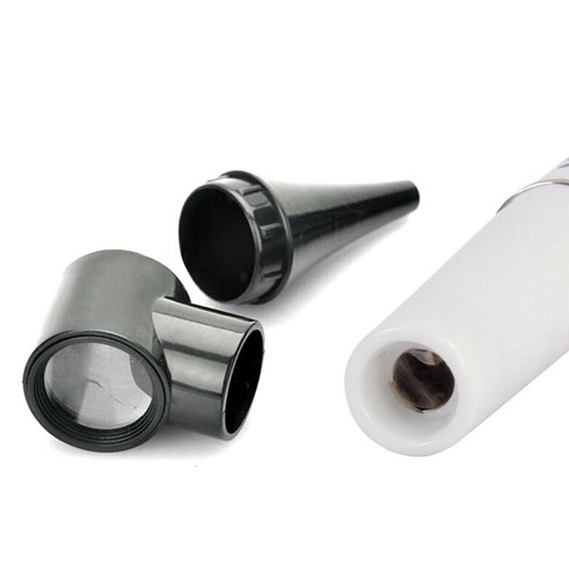 12.8cm White Professional Ear Otoscope Instruments Ear Light Ear Magnifier Set