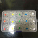 750 Pcs Ultra Bright 3mm LED Light Assortment Emitting Diodes DIY Component Kit