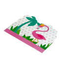 10pcs flamingo invitations cards baby shower happy birthday party invitations TE