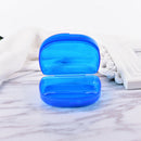Blue Dental Denture Teeth Storage Case Box Protecting Container Collection TrayJ