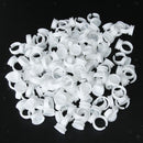 100pcs Disposable Adhesive Tattooing Ink Cups Pigment Holder Ring Large