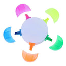 5 Colors Multi-Color Cute Sunflower Highlighter Pen Writing Painting Tools A