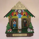 Wooden Indoor Thermometer Hygrometer, Wall Hanging Temperature Humidity Monitor