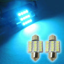 2Pcs Universal Bulbs 12smd LED DE3175 For Car Interior Dome Map door Lights Hot
