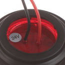 2X Red 2 inch 7 LED Round Side Marker Clearance Light FOR Truck Trailer Camper