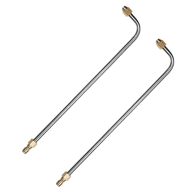2pcs 90 Degree Angled Lance Extension Wand 1/4 Inch Quick Release Up to 3600PSI