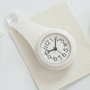 Bathroom waterproof anti-fog suction cup wall clock Fashion bathroom suctio N7C5