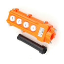 COB62 Up Down Left Right Waterproof Hoist Push Button Switch Orange
