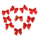 12X Bow Christmas Tree Decoration Xmas Bowknot Party Garden Wedding Ornament  JR